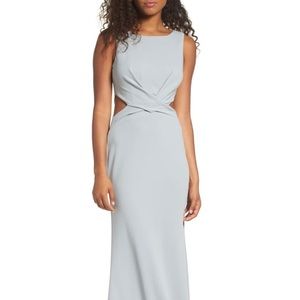 Lulu’s Cutout Mermaid Gown. Great bridesmaid dress